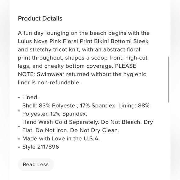 Lulus Nova Pink Floral Print Bikini Bottom - small - Picture 5 of 7